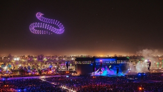 Coachella at night