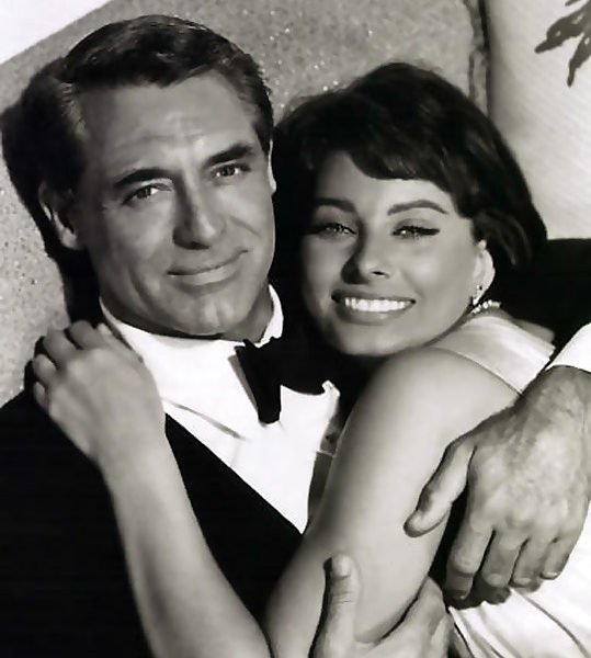 Cary Grant and Sophia Loren